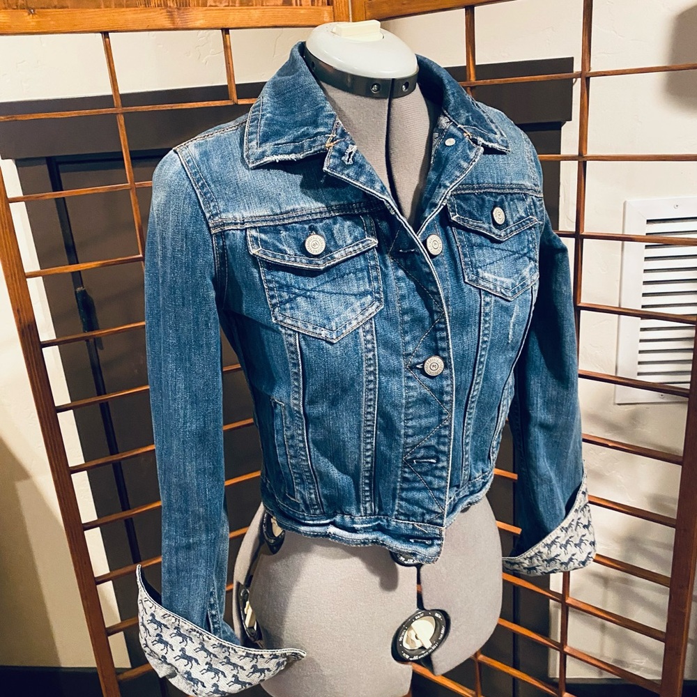 Aeropostale Trendy Blue Jean Jacket - Picture 4 of 9